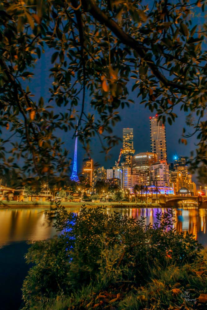 Majestic Melbourne at night