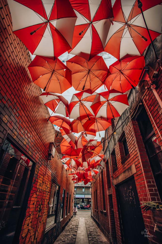 Ballarat Umbrella Laneway