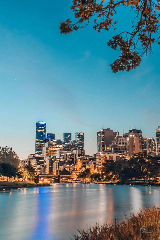 Blue hour by Yarra