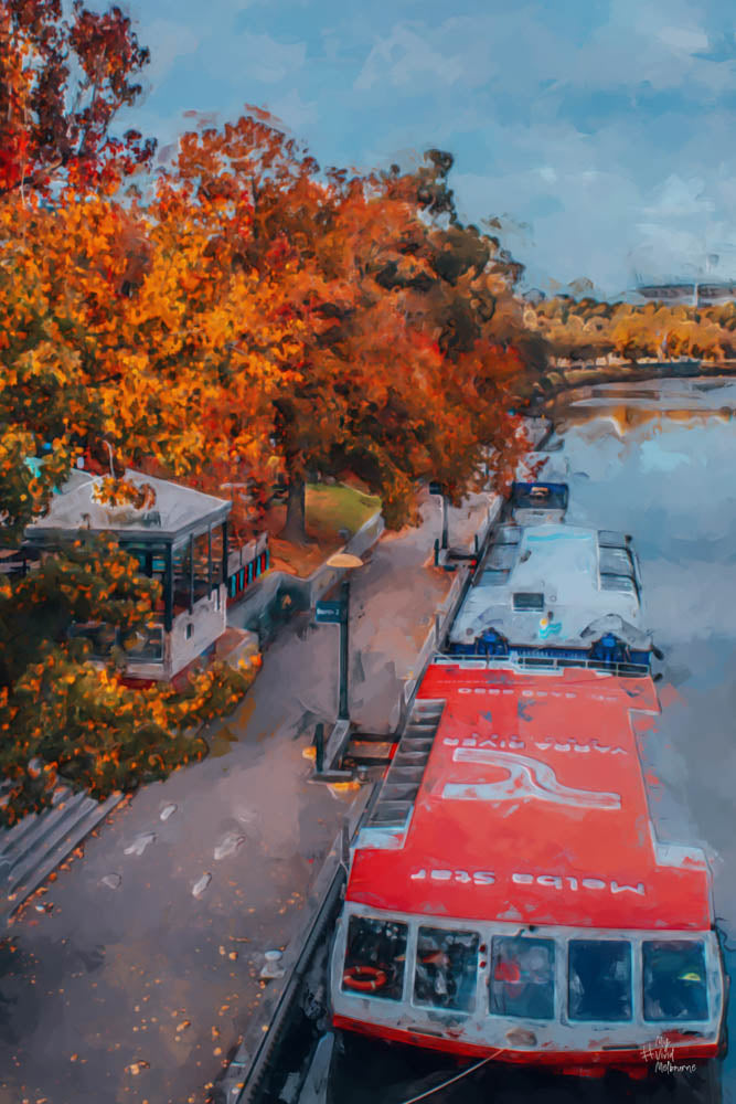 Melbourne Autumn - Digital Painting