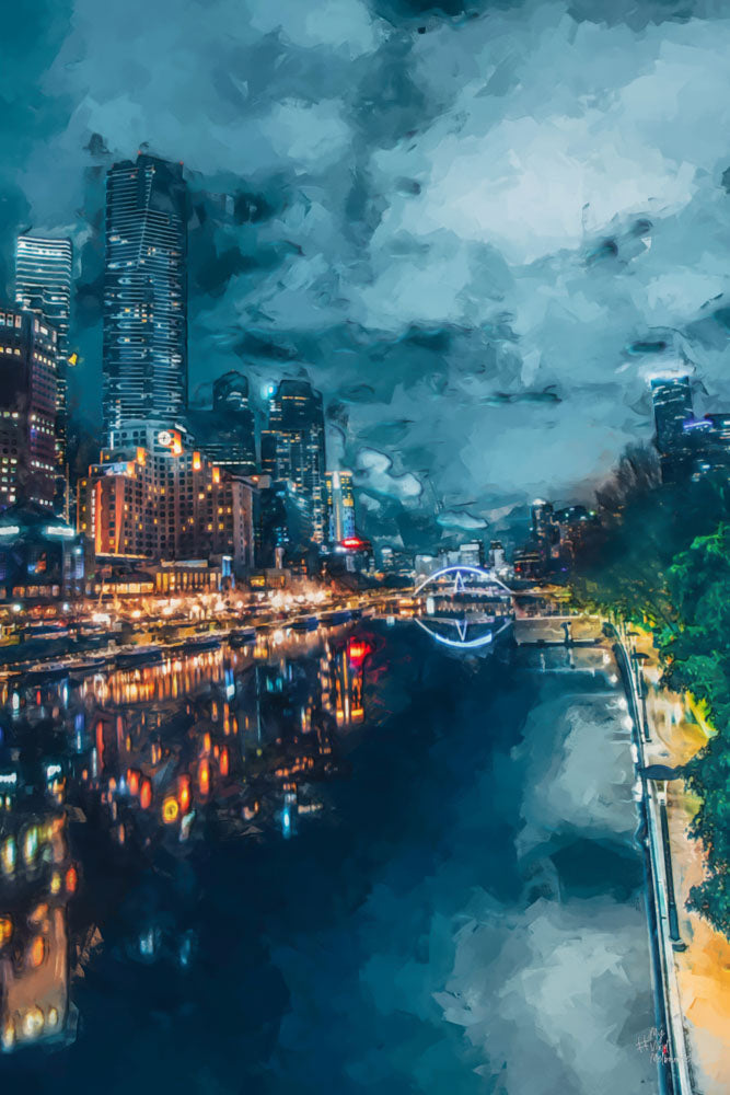 Melbourne Australia - Digital Painting