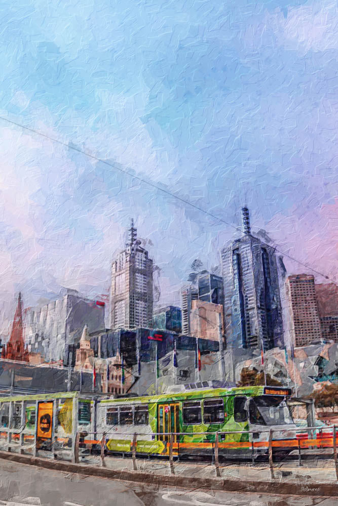 Melbourne You Beauty - Digital Painting