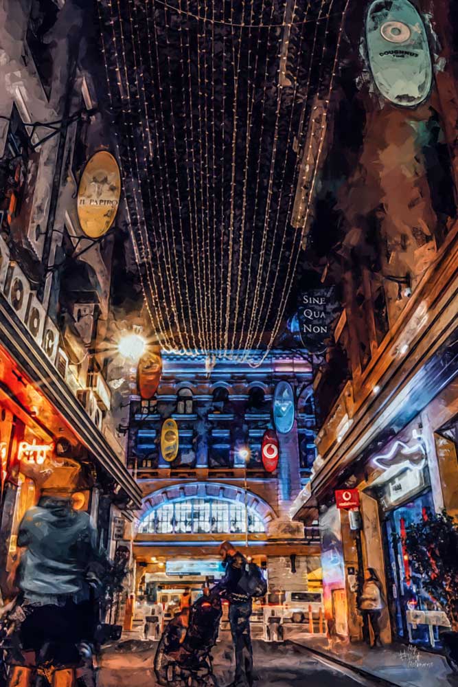 Degraves Street -  Digital Painting