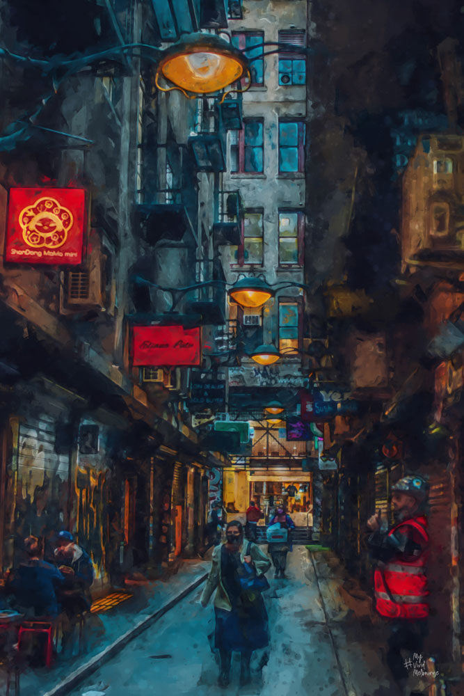 Melbourne Streets III -  Digital Painting