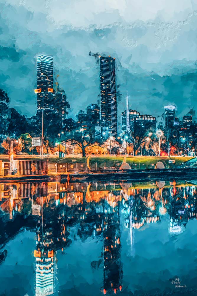 Melbourne Australia II - Digital Painting