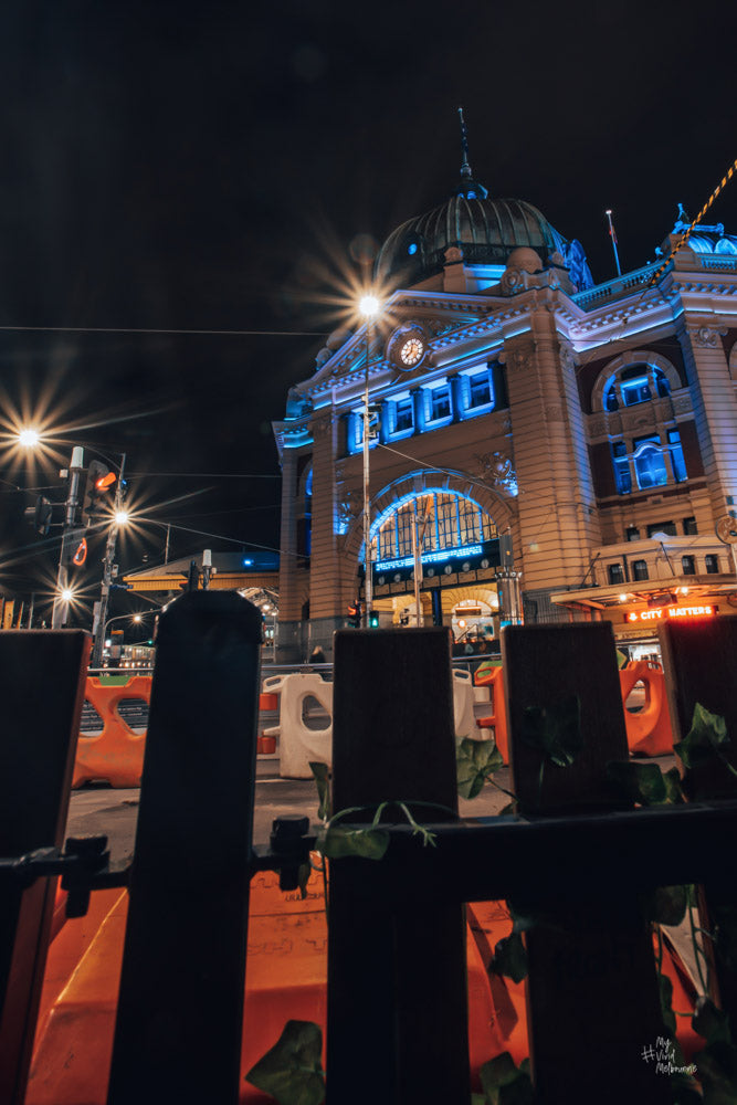 Flinders Street Station at Night